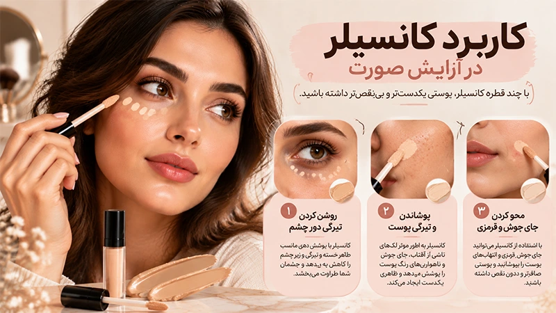 کانسیلر چیست و چه کاربردی دارد